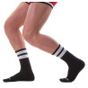 Barcode Berlin Chaussettes Gym Socks Noir-Blanc
